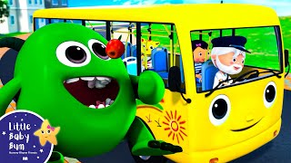 Wheels On The Bus! Little Green Monster | Little Baby Bum - Nursery Rhymes for Kids | Baby Song 123