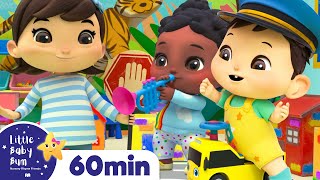 Wheels On The Bus - Vehicle Song +More Nursery Rhymes & Kids Songs ABCs and 123s | Little Baby Bum