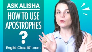 How to Use Apostrophes in English - Basic English Grammar