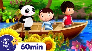 Row Row Row Your Boat | +More Nursery Rhymes and Kids Songs | Little Baby Bum