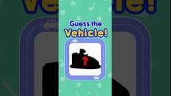Guess the Vehicle by Shape! ❓❓ #Shorts #VehicleQuiz #KidsFun