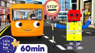 Color BUS Song! +More Nursery Rhymes and Kids Songs | Little Baby Bum