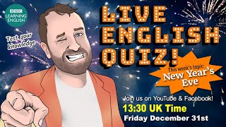 #44 LIve English Quiz - New Year's Eve