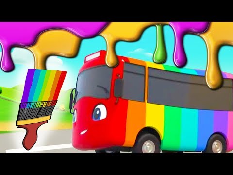 Learning Colors For Kids | Buster Changes Color | Go Buster | BRAND NEW! | Little Baby Bum