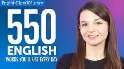 550 English Words You'll Use Every Day - Basic Vocabulary #95