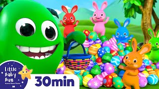 Rainbow Hopping Bunnies Happy Easter! +More Nursery Rhymes & Kids Songs | Learn with Little Baby Bum
