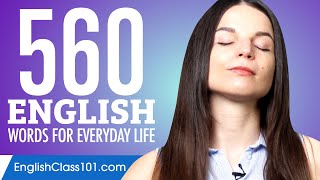 560 English Words for Everyday Life - Basic Vocabulary #28