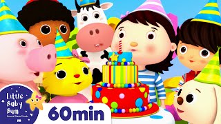 Happy Birthday Song | +More Nursery Rhymes & Kids Songs | ABCs and 123s | Little Baby Bum