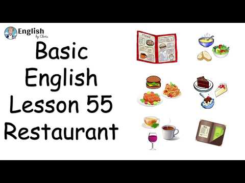 ผู้เริ่มต้น English - Lesson 55 - Restaurant