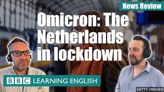 Omicron: The Netherlands in lockdown - BBC News Review