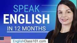 You just need 12 months to learn English!