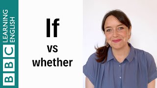 If vs Whether - English In A Minute
