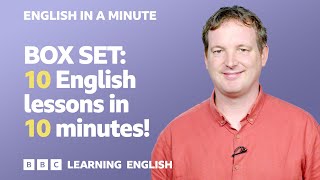 BOX SET: English In A Minute 27 – TEN English lessons in 10 minutes!