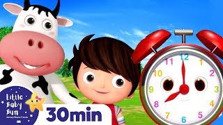 Whats The Time MR WOLF Song! +More Nursery Rhymes & Kids Songs | ABCs and 123s | Little Baby Bum