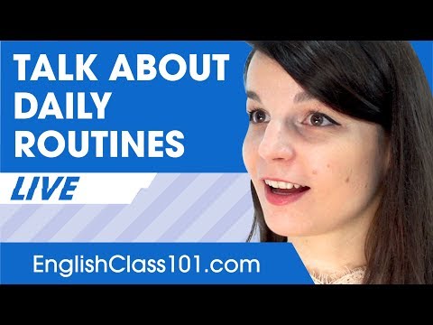 How to Talk About Daily Routines in English - Basic English Phrases