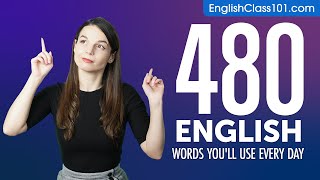 480 English Words You'll Use Every Day - Basic Vocabulary #88