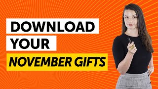 FREE English Gifts of November 2026