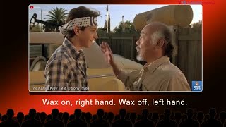 English @ the Movies: Wax on, wax off