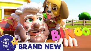 BINGO | Brand New Nursery Rhyme & Kids Song | ABCs and 123s Little Baby Bum