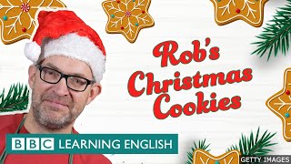 Learn Christmas cooking verbs | Cooking Xmas cookies with Rob!