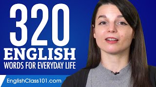 320 English Words for Everyday Life - Basic Vocabulary #16