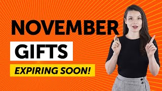 Few Days Left to Get Your FREE English Gifts of November 2025