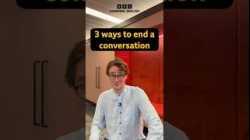 ? 3 ways to politely end a conversation #shorts