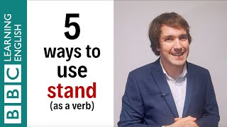 5 ways to use 'stand' as a verb - English In A Minute