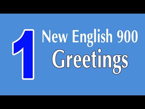 Learning English Speaking Course - New English Lesson 1 - Greetings
