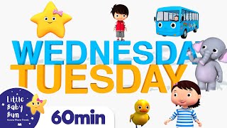 Days Of The Week Song +More Nursery Rhymes and Kids Songs | Little Baby Bum