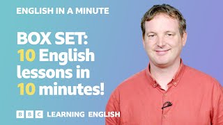 BOX SET: English In A Minute 25 – TEN English lessons in 10 minutes!