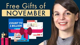 FREE English Gifts of November 2019