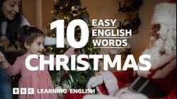 ???? Christmas: 10 Easy English Words