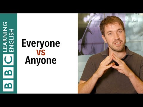 Everyone vs Anyone: Whats the difference? English In A Minute