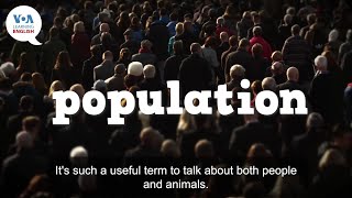 Everyday Grammar Video: 'Population' in Sentences