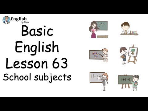 ผู้เริ่มต้น English - Lesson 63 - School subjects