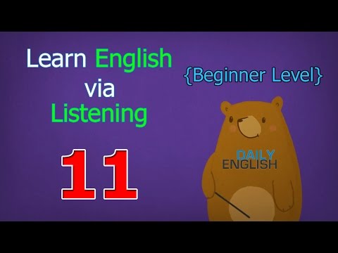 Learn English via Listening Beginner Level | Lesson 11 | Summer Vacation