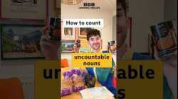 How to count uncountable nouns #shorts #english