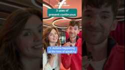 3 ways to use the present continuous #shorts #english
