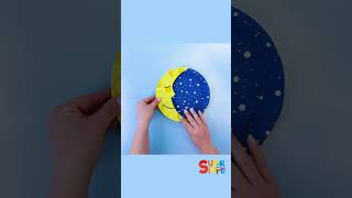 Sun And Moon Craft  #shorts #kidscrafts #sunandmoon #supersimplecrafts