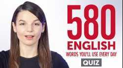 Quiz | 580 English Words You'll Use Every Day - Basic Vocabulary #98