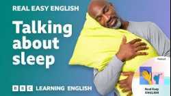 Talking about sleep ? ?️  Real Easy English