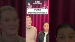 ?? American English and ?? British English: ?️ pronunciation #shorts #pronunciation