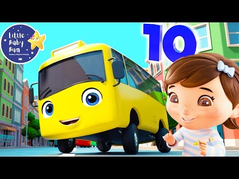 10 Little Buses - Bus Song for Kids | Nursery Rhymes and Baby Songs | Kids Songs | Little Baby Bum