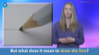 English in a Minute: Draw the Line