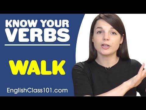 WALK - Basic Verbs - Learn English Grammar