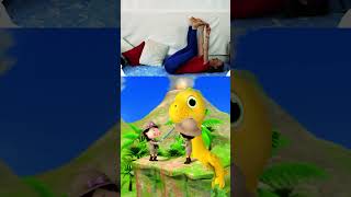 Let’s Try Dino Yoga Moves! ?? Roar Roar Roar | #LBB #kidsongs #funforkid