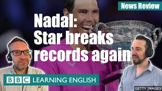 Nadal: Star breaks records again - BBC News Review