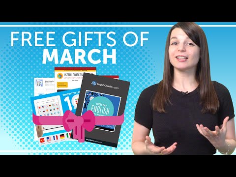 FREE English Gifts of March 2019